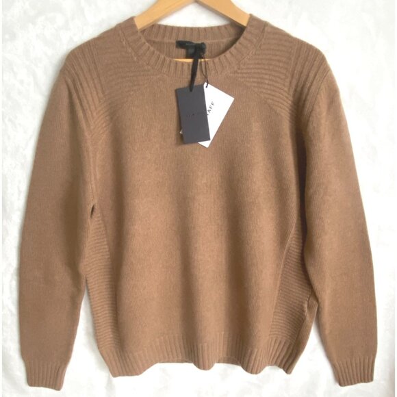 NWT size 2XL Belstaff XXL mens Lanson crewneck sepia sweater NWT virgin wool/cas - Picture 1 of 11